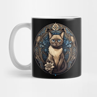 Siamese Art Nouveau Mug